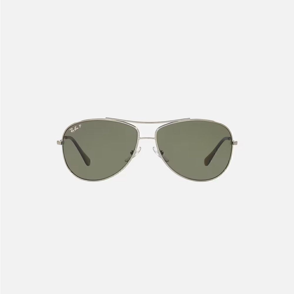 Ray Ban RB3293 Polarized Aviator Matte Gunmetal Reflective Sunglasses - Picture 2 of 11